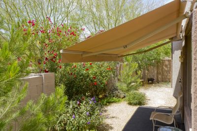 Fabric Awnings in Action